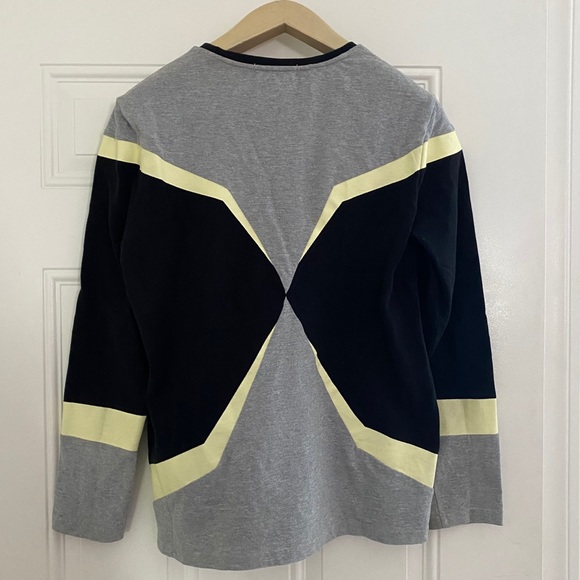 Crewneck shirt with geometric pattern - M - Picture 3 of 3